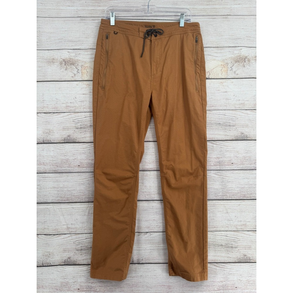 Roark Artifacts of Adventure Pants Mens 32 Brown Layover Stretch Chino